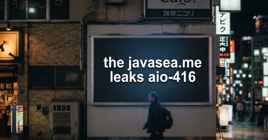 TheJavaSea.me Leaks AIO-416: Understanding the Search Trend and Staying Secure